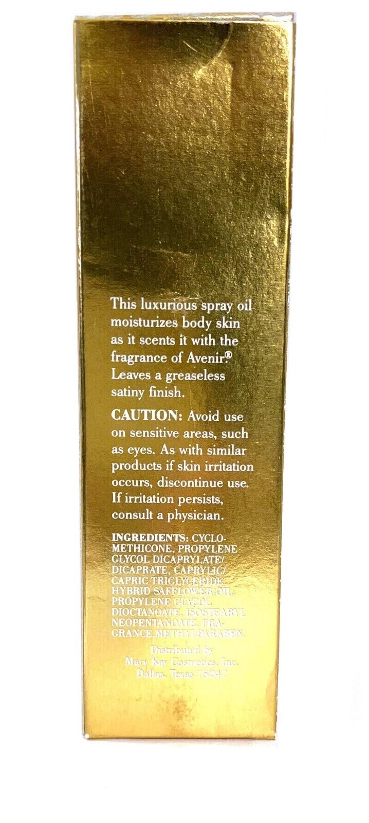 Mary Kay Avenir Body Silkening Oil (Discontinued)