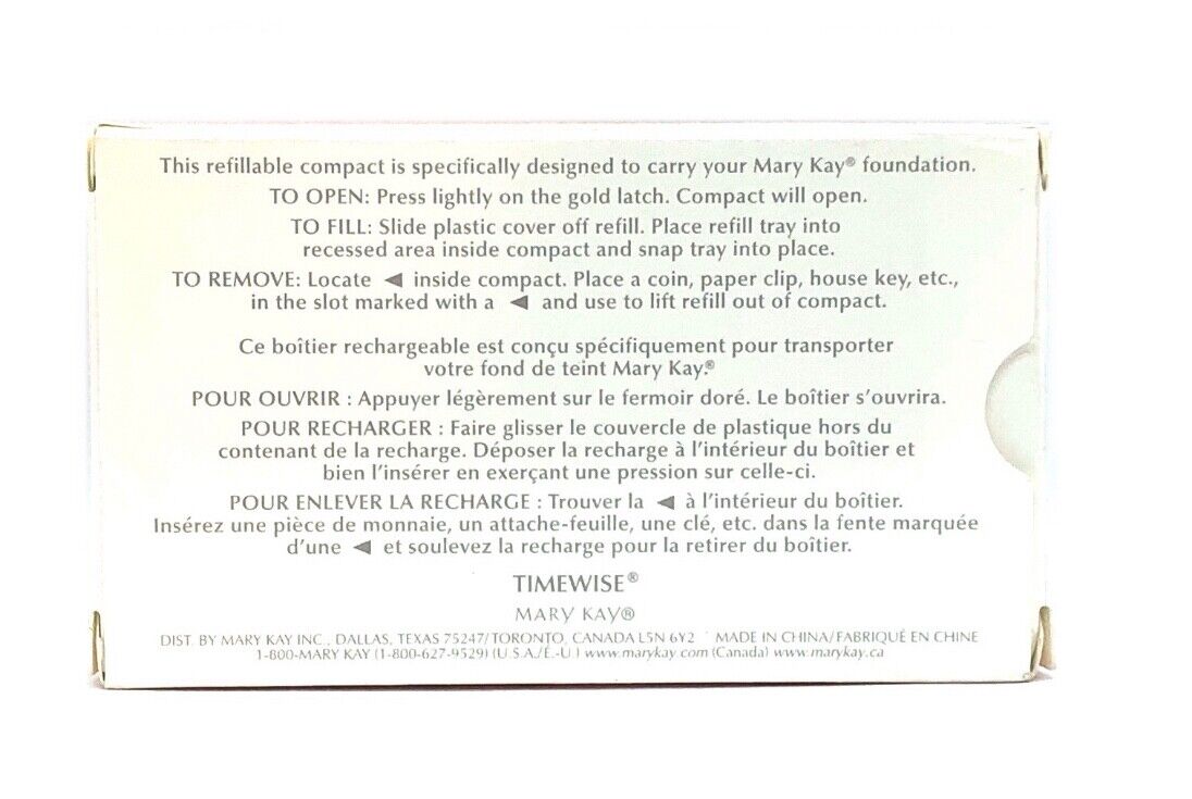 Mary Kay Timewise Foundation Compact with Mirror (Discontinued)
