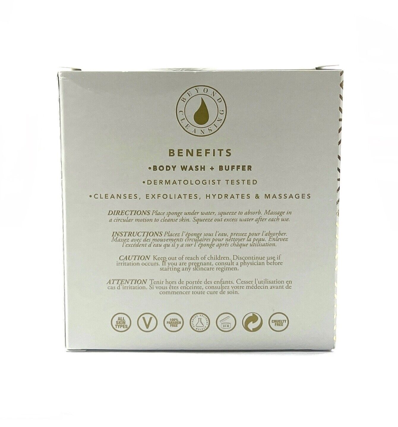 Spongelle Pearl Blossom Body Wash Infused Buffer