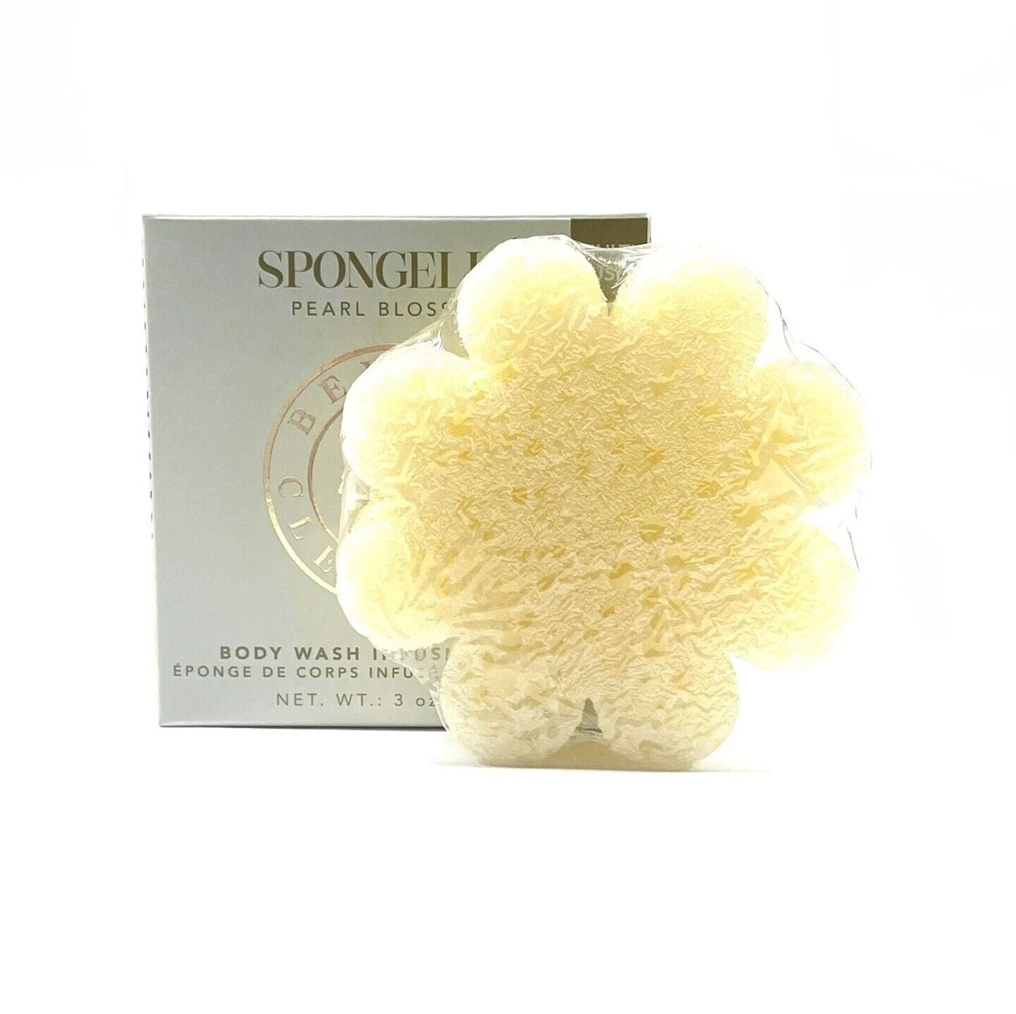 Spongelle Pearl Blossom Body Wash Infused Buffer