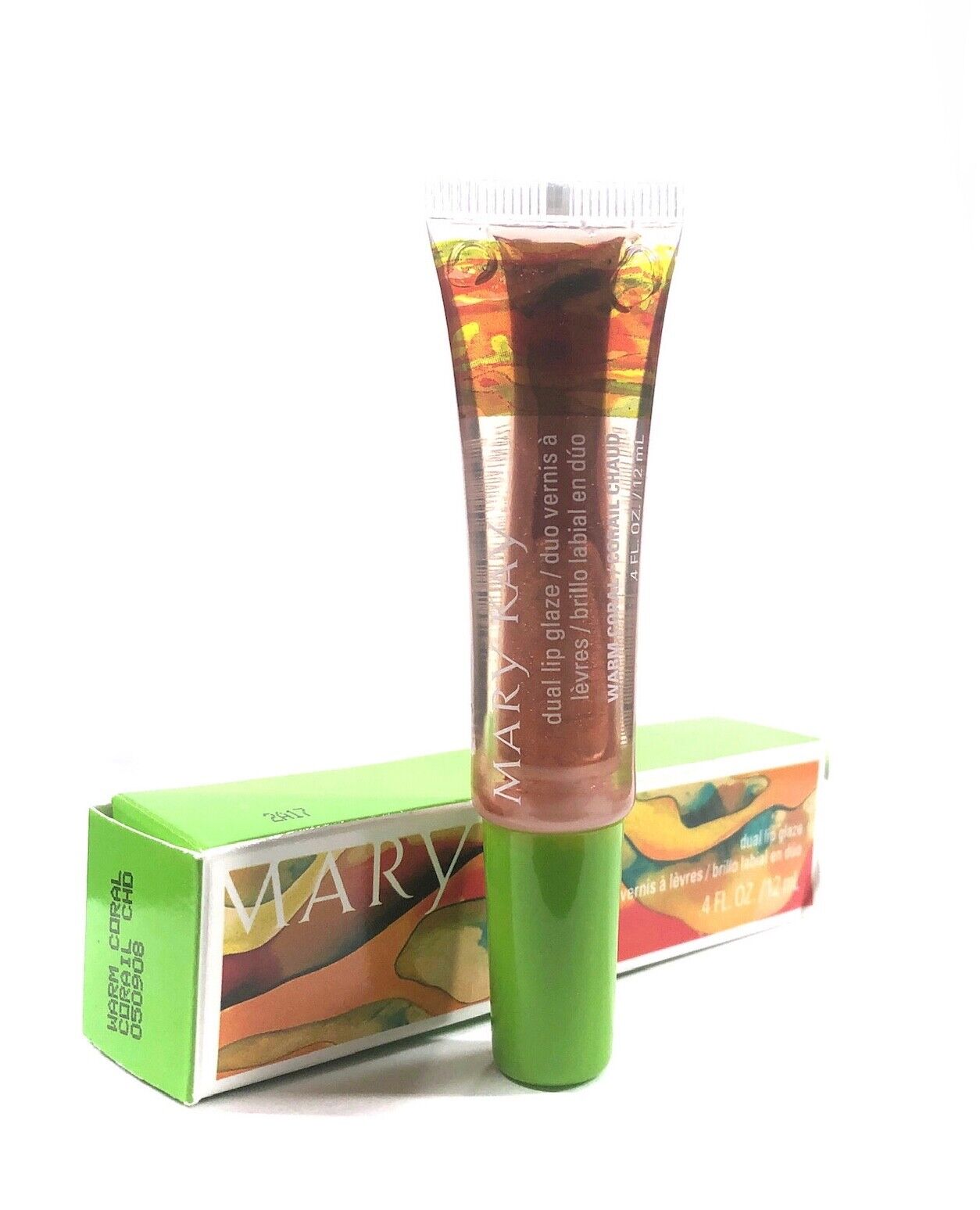 Mary Kay Warm Coral ~ Dual Lip Glaze (Discontinued)