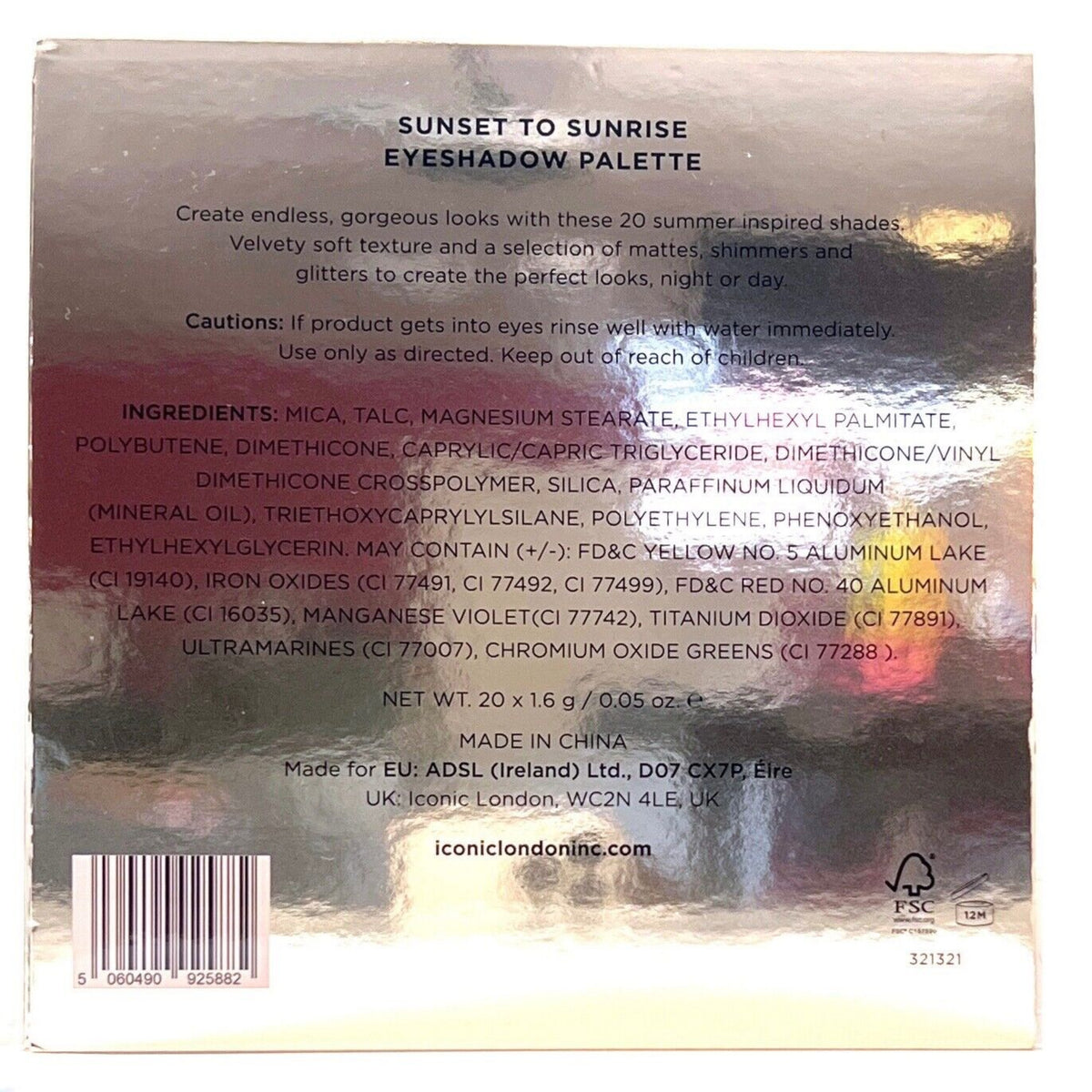 Iconic London Sunset to Sunrise Eyeshadow Palette