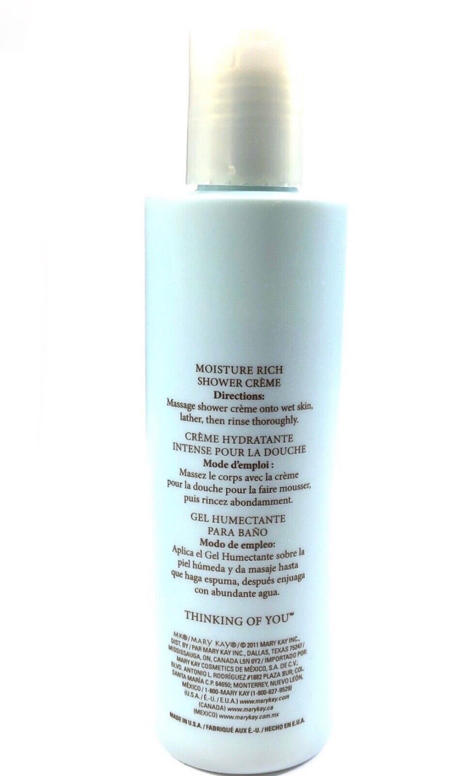 Mary Kay Thinking of you Moisture Rich Shower Creme (Discontinued)
