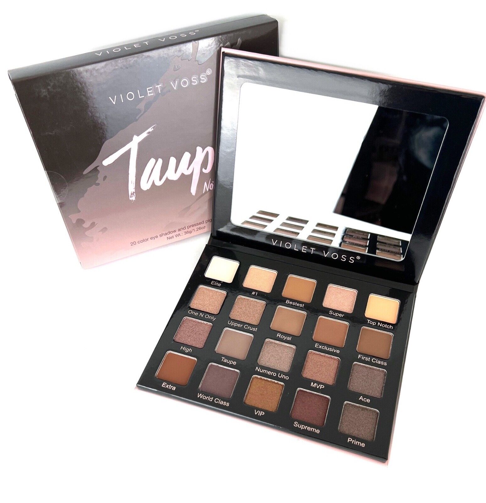 Violet Voss Taupe Notch Eyeshadow Pigment Palette