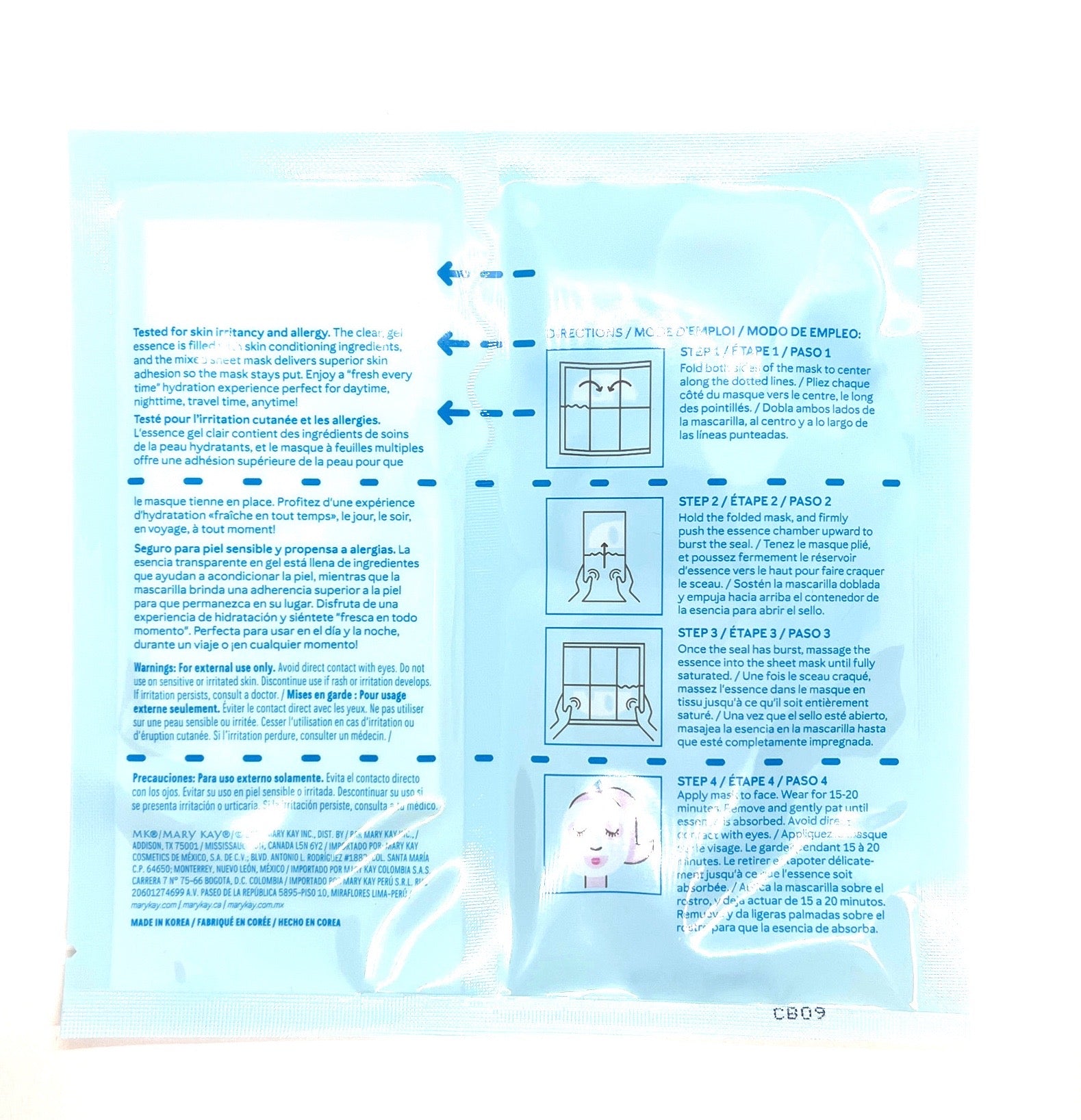 Mary Kay 2-Step Hydrating Sheet Mask ( 1 Mask)