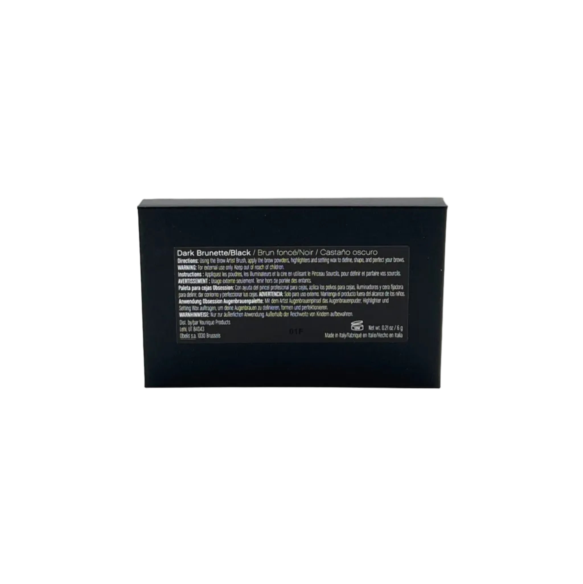 Younique Moodstruck Brow Obsession Palette ~ Dark Brunette/Black (Discontinued)