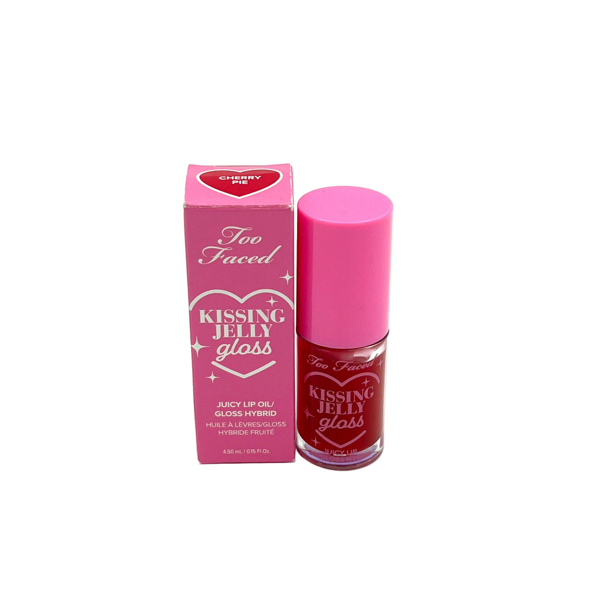 Too Faced Kissing Jelly Gloss ~ Juicy Lip Oil ~ Gloss Hybrid ~ Cherry Pie
