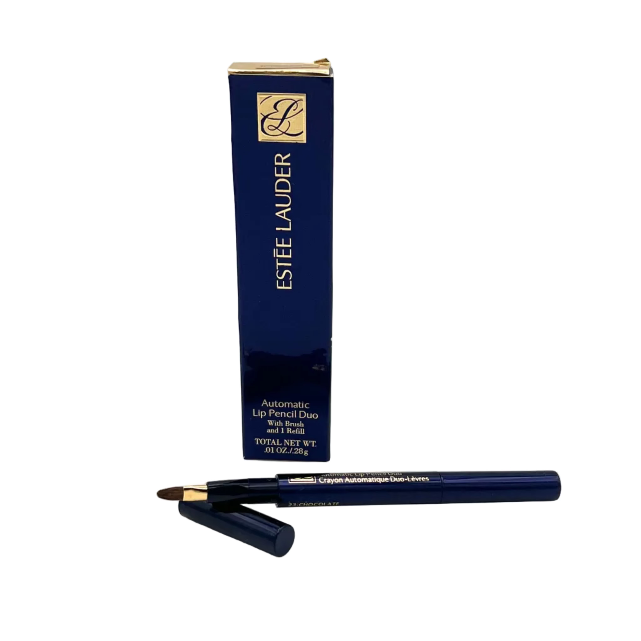 Estee Lauder Automatic Lip Pencil Duo ~ 23 Chocolate (Discontinued)