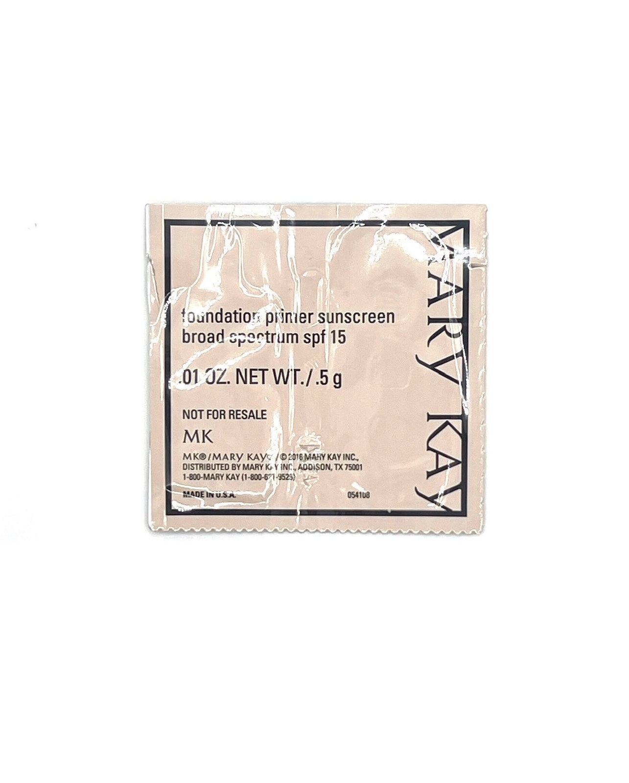 Mary Kay Foundation Primer SPF 15 ~ Sample