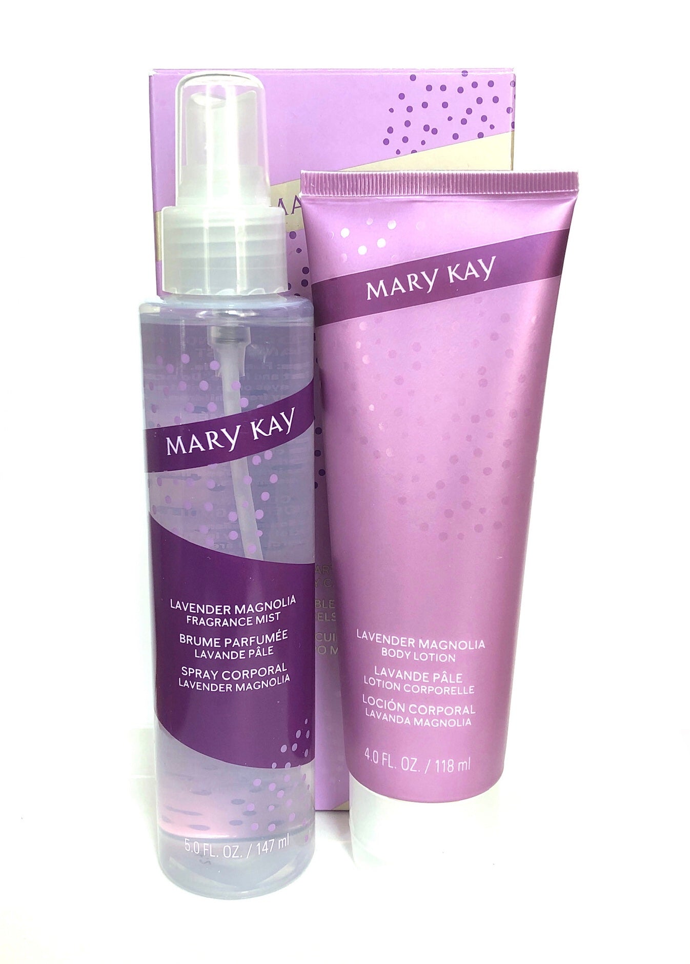Mary Kay Lavender Magnolia Body Care Set ~ Body Lotion & Fragrance Mist