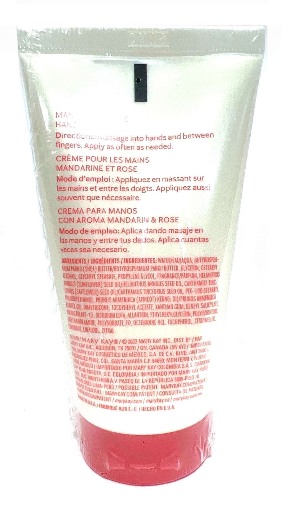 Mary Kay Hand Cream ~ Mandarin & Rose