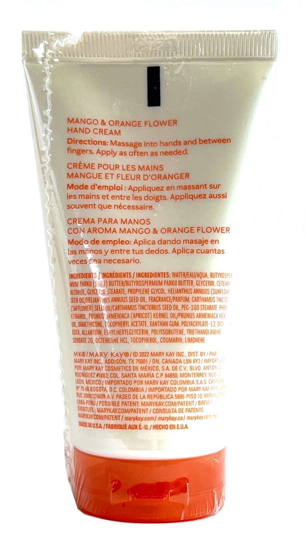 Mary Kay Hand Cream ~ Mango & Orange Flower