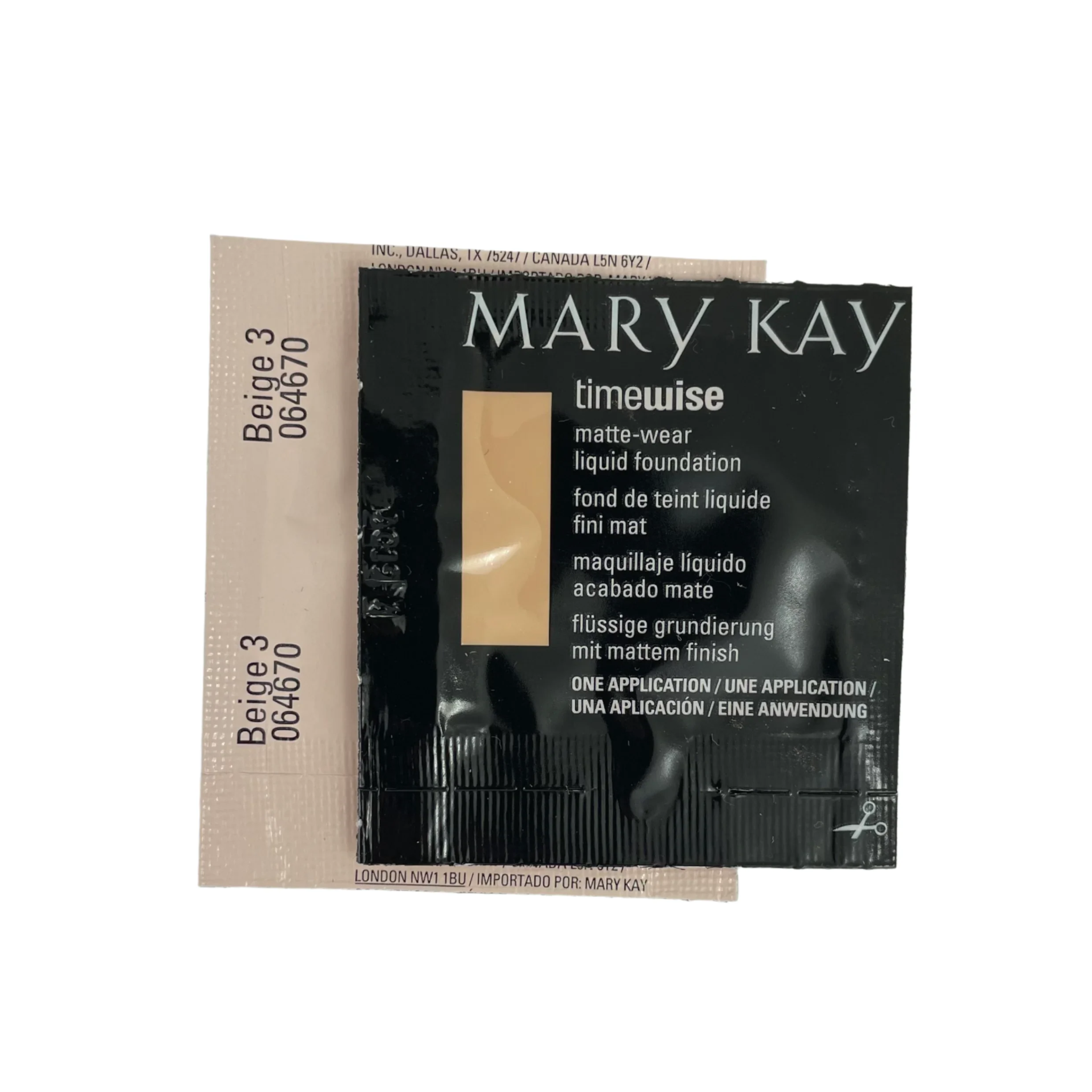 Mary Kay Matte Timewise Foundation ~ Sample (Discontinued)