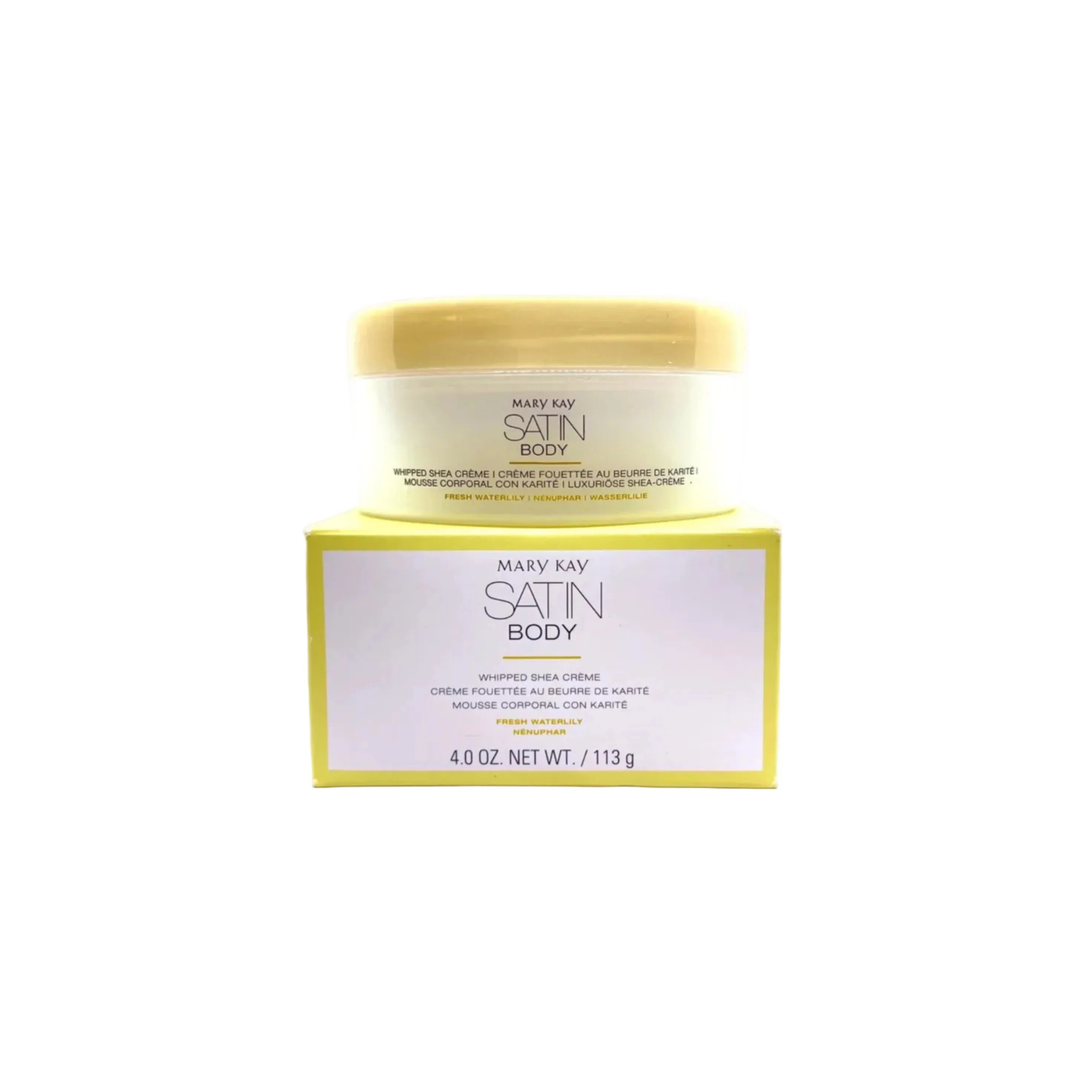 Mary Kay Satin Body Whipped Shea Creme ~ Fresh Waterlily (Discontinued)