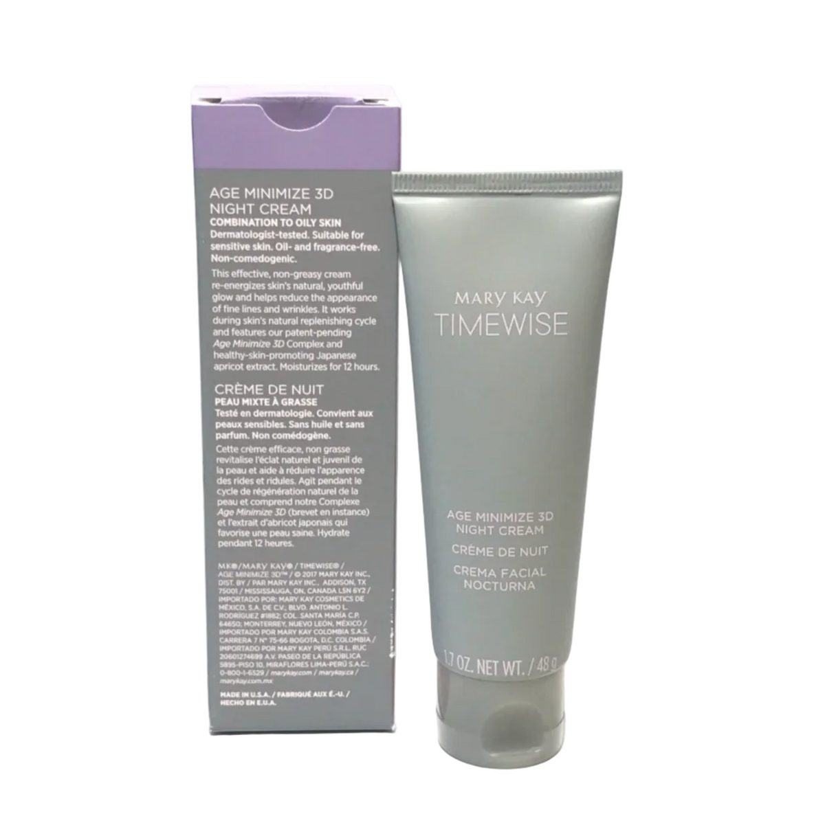 Mary Kay TimeWise Age Minimize 3D Night Cream Combination to Oily (Discontinued)