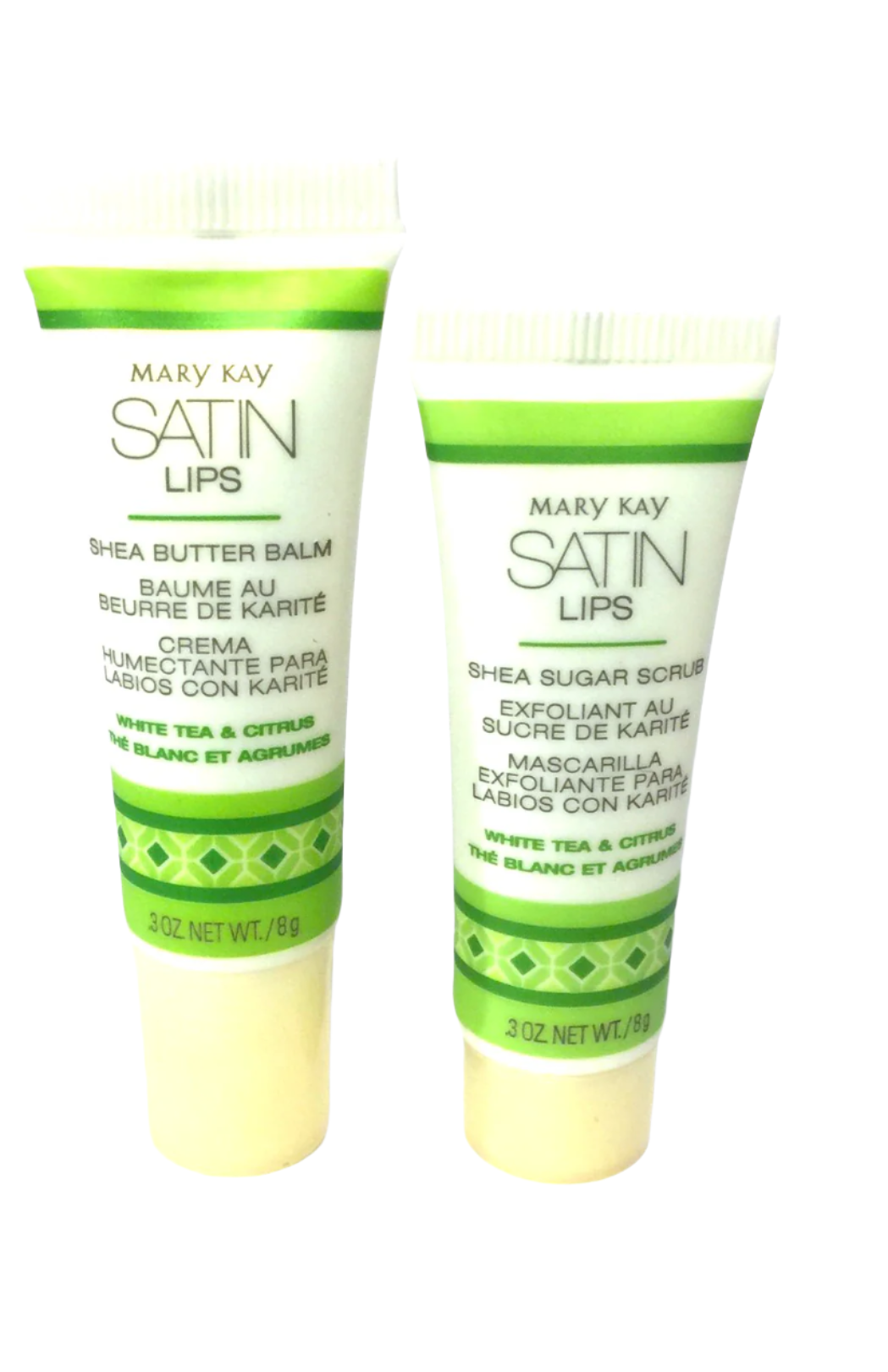 Mary Kay Satin Lips Set (Balm & Scrub)~White Tea & Citrus