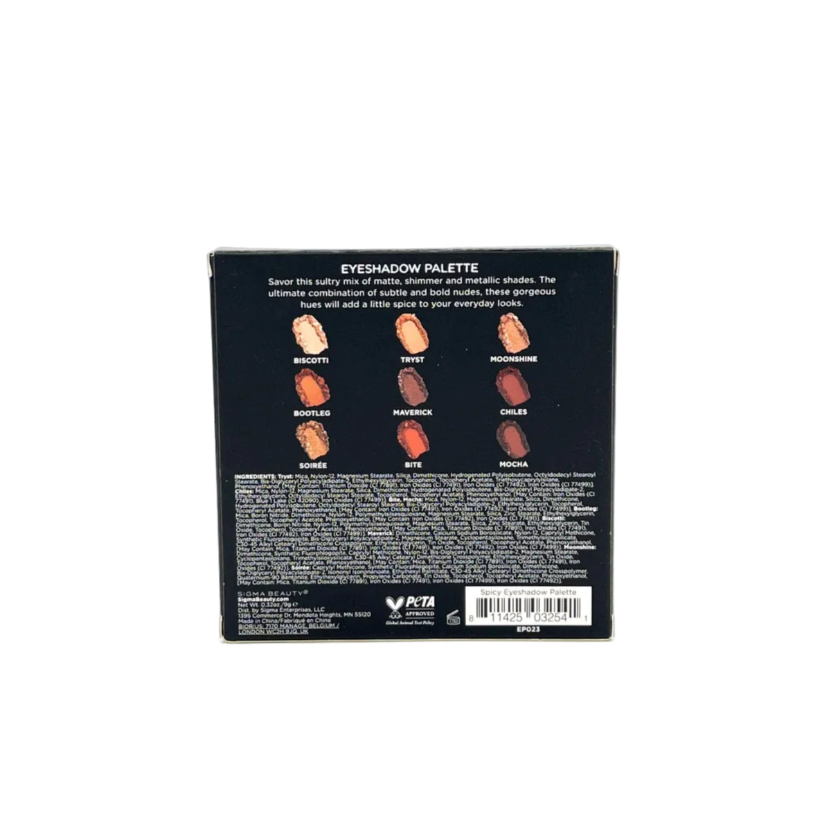 Sigma Spicy Eyeshadow Palette