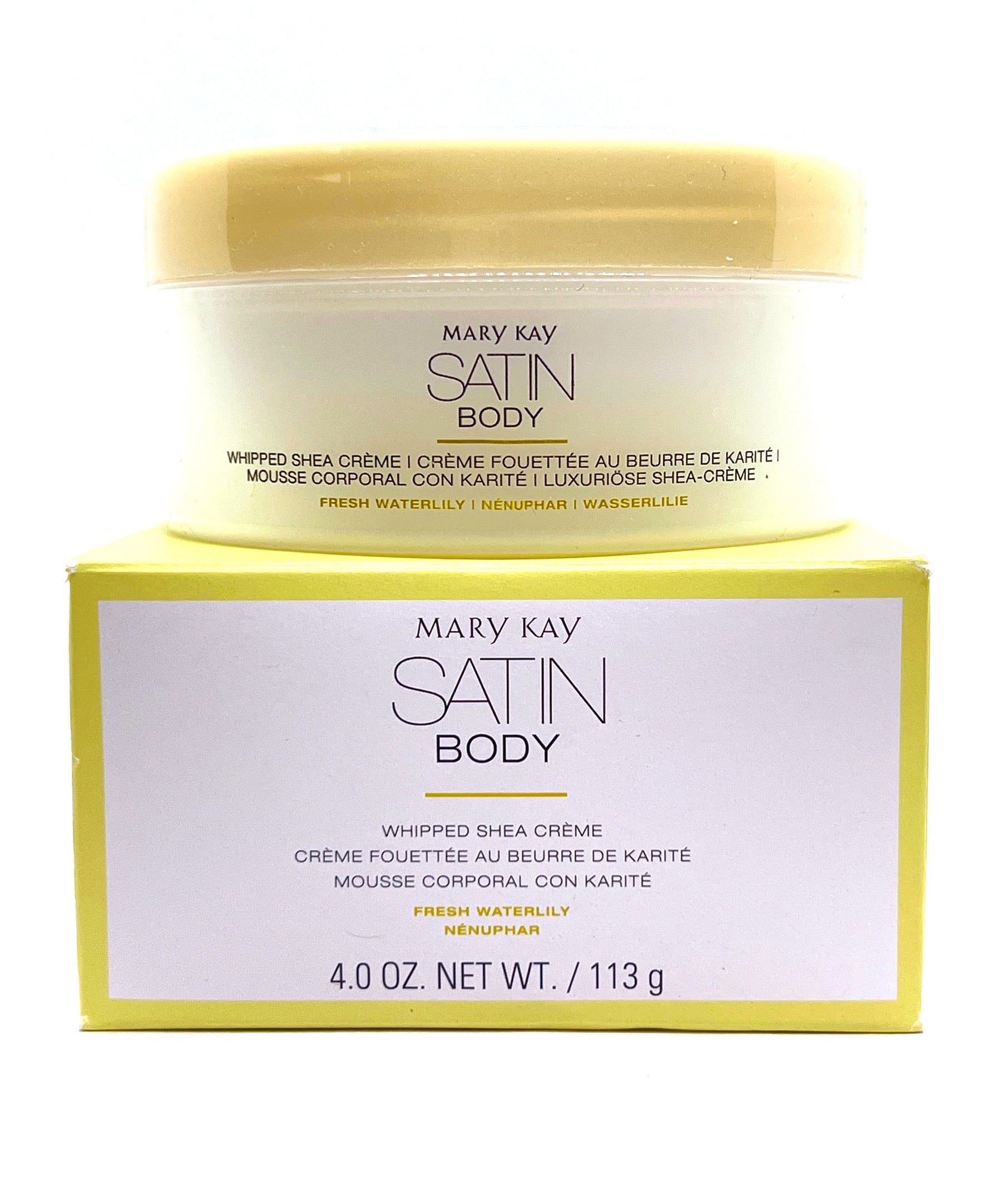Mary Kay Satin Body Whipped Shea Creme ~ Fresh Waterlily (Limited Edition)