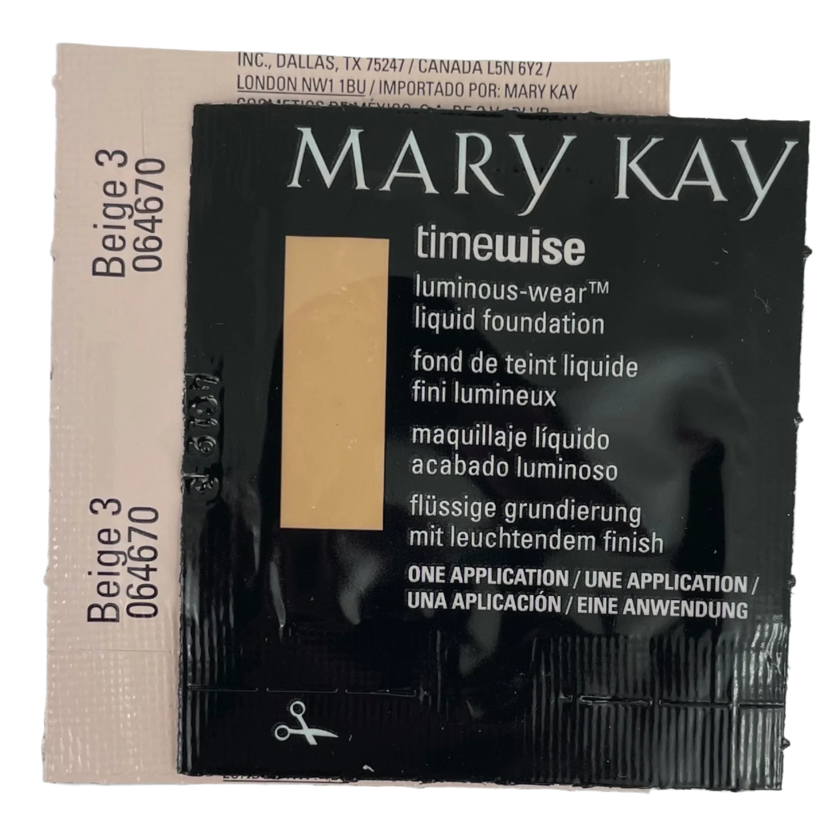 Mary Kay Luminous Timewise Foundation ~ Sample (Discontinued)