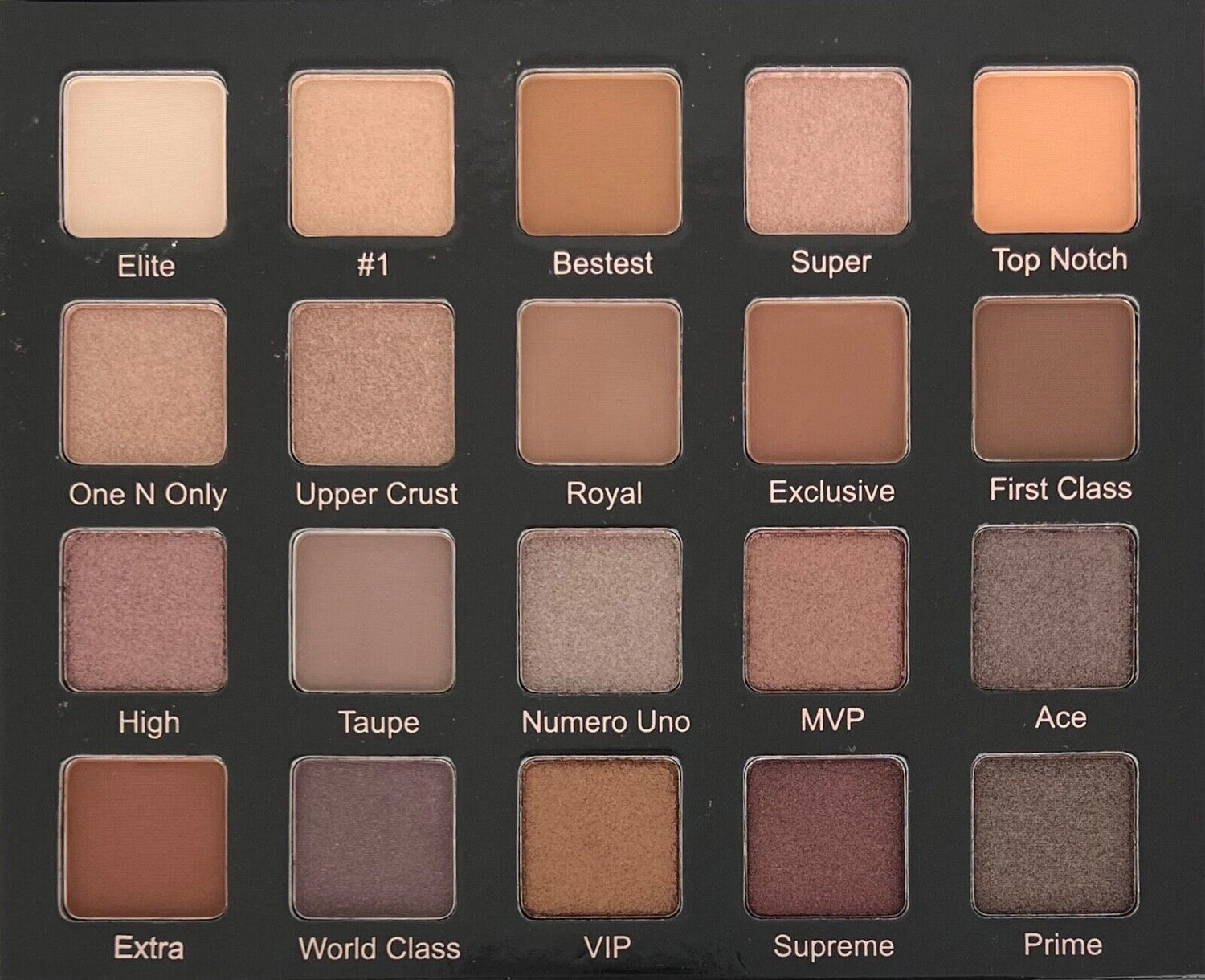 Taupe Notch Eyeshadow Pigment Palette