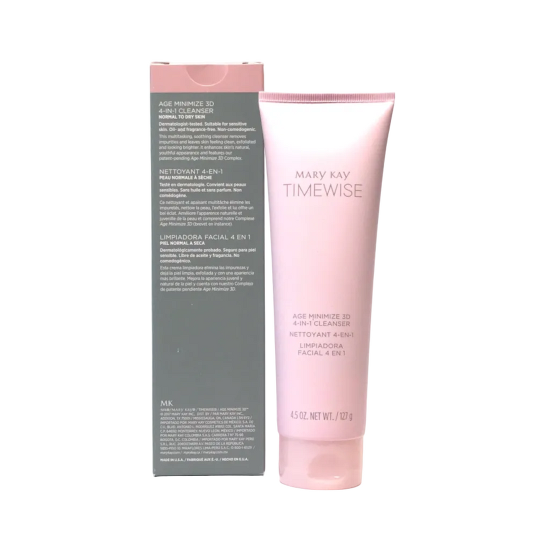 Mary Kay Timewise Age Minimize 3D 4-in-1 Face Cleanser - Normal to Dry Formula (Discontinued)