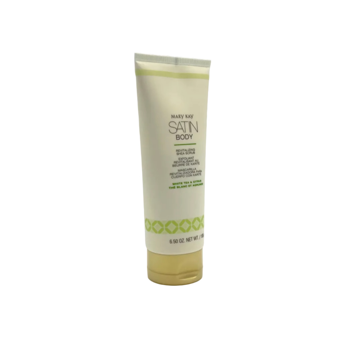 Mary Kay Satin Body Revitalizing Shea Shower Body Scrub ~ White Tea &amp; Citrus
