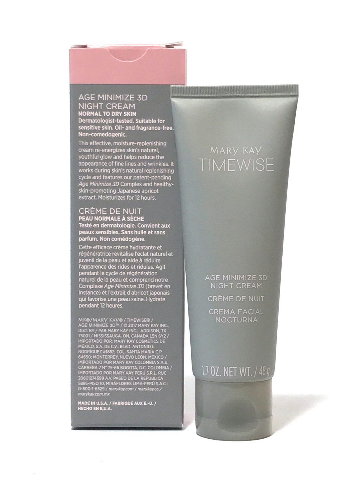 Mary Kay Timewise Age Minimize 3D Night Cream - Normal to Dry Formula (Discontinued)