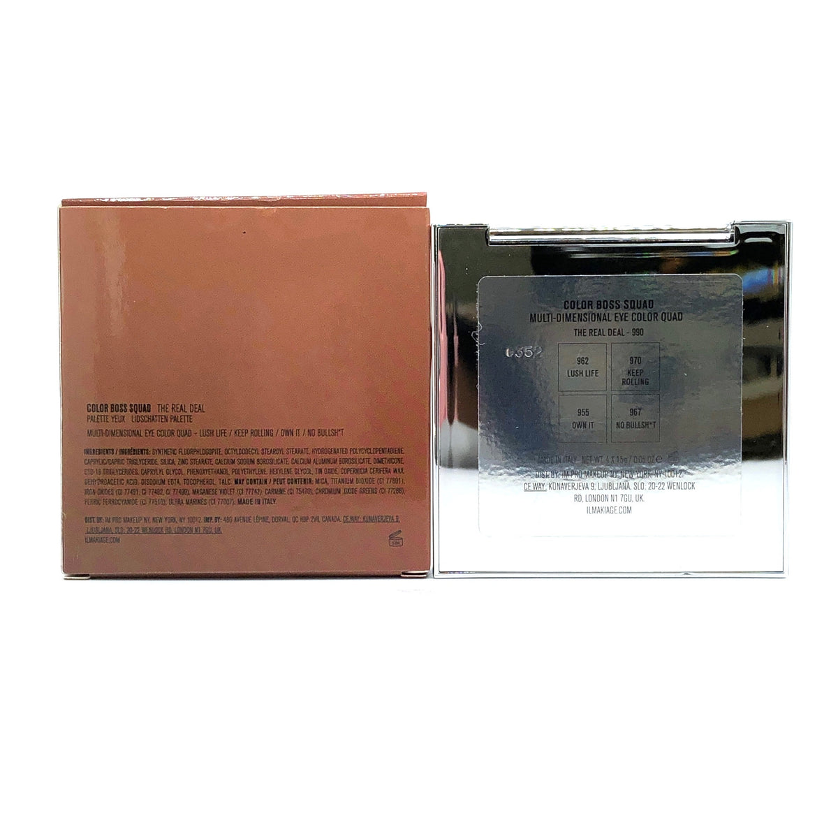 IL Makiage Color Boss Squad Multi-Dimensional Eye Color Quad ~ The Real Deal