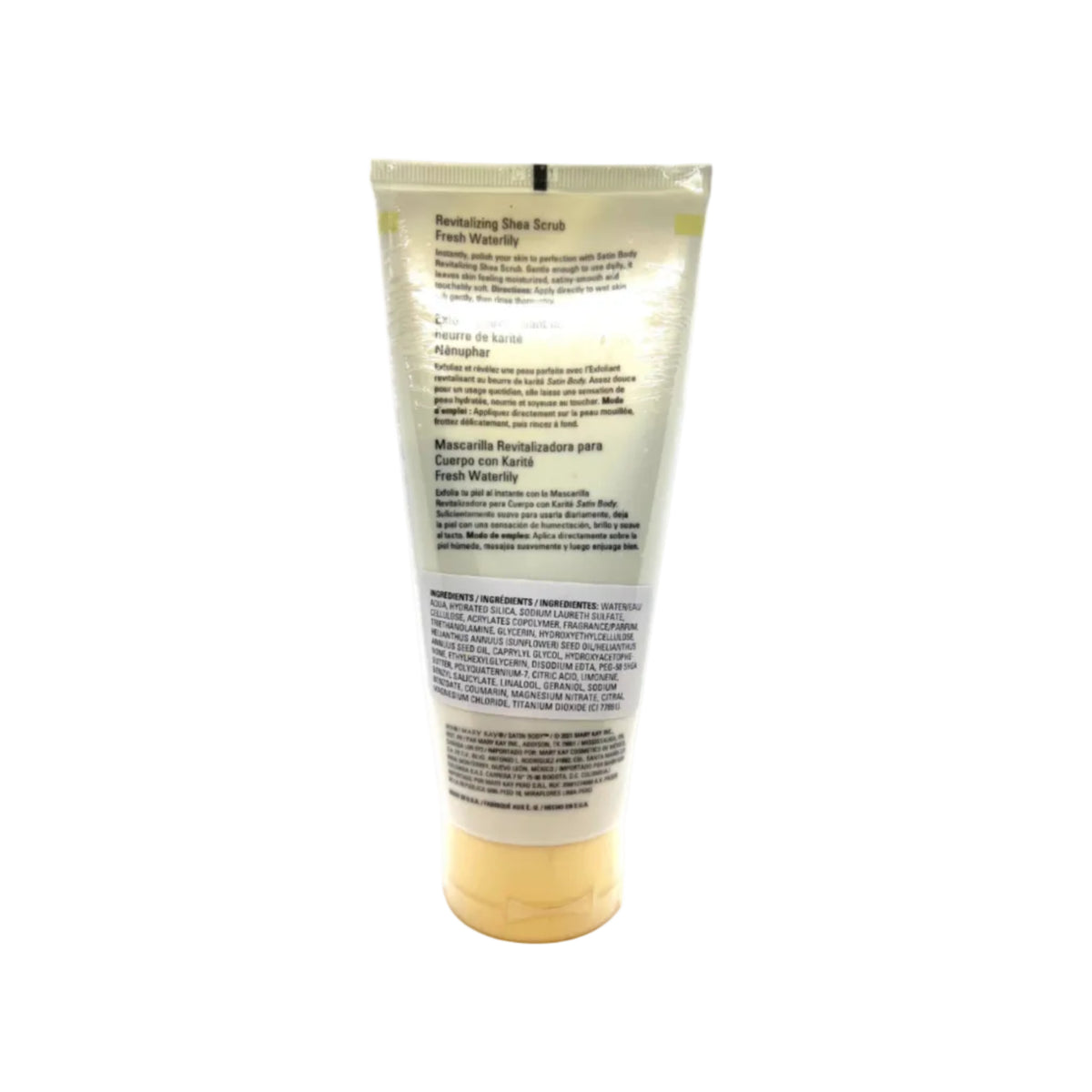 Mary Kay Satin Body Revitalizing Shea Shower Body Scrub - Fresh Waterlily (Discontinued)