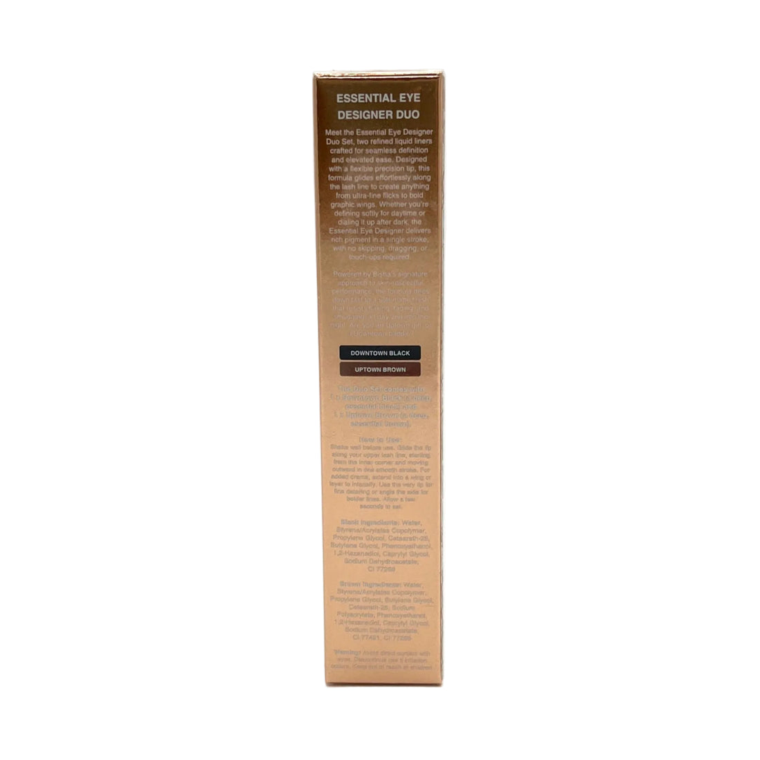 Bisha Essential Eye Designer Duo ~ Downtown Black &amp; Uptown Brown