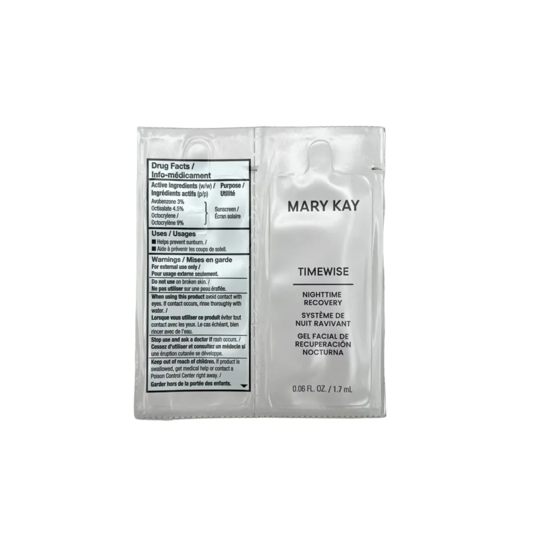 Mary Kay Timewise 3D Complex Nighttime Recovery Sample
