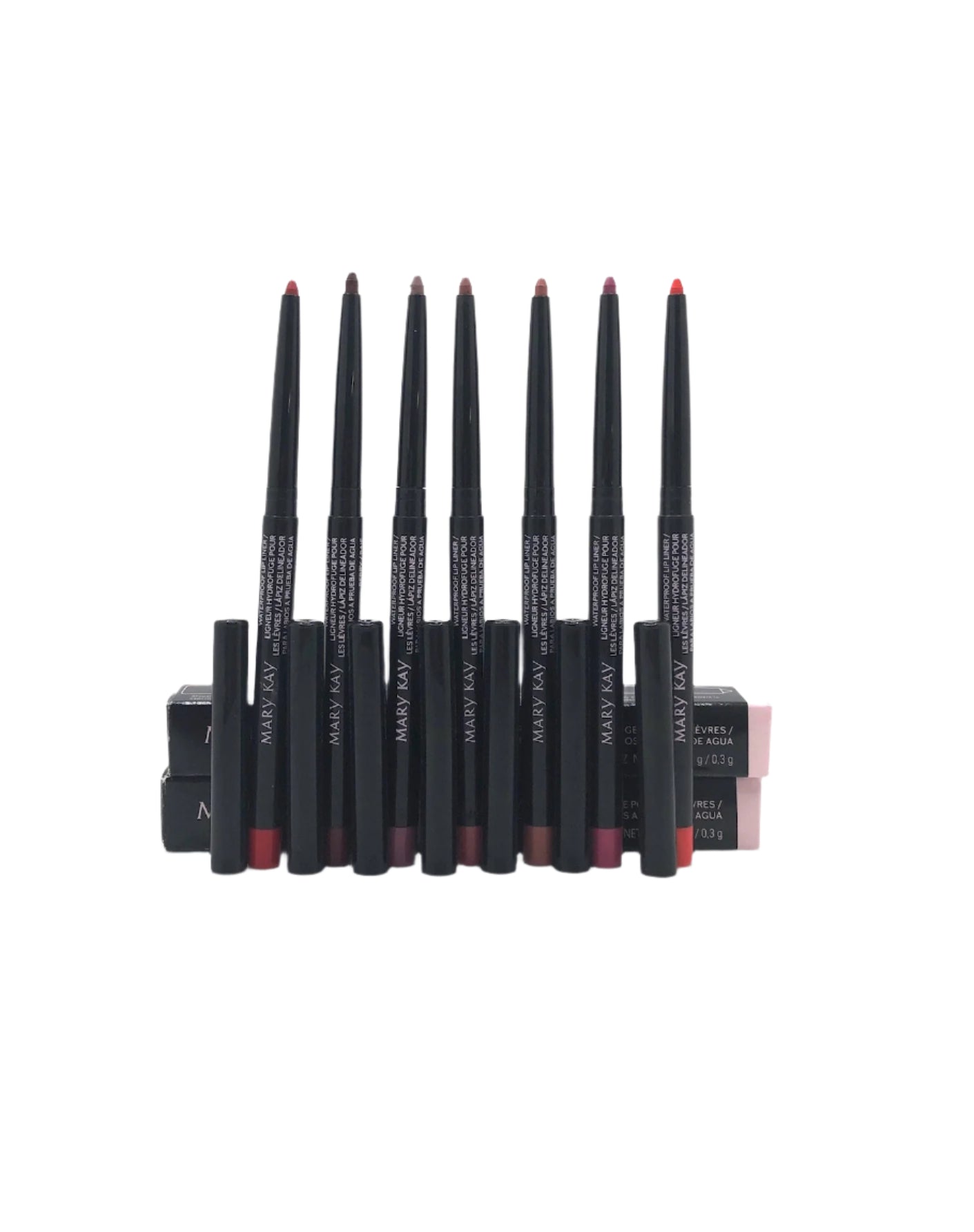 Waterproof Lip Liner with Built-In Sharpener
