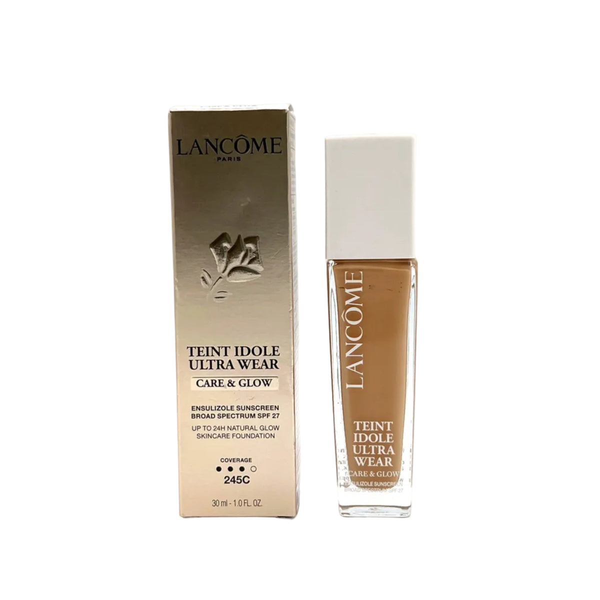 Lancome Teint Idole Ultra Wear Care &amp; Glow Foundation ~ 245C