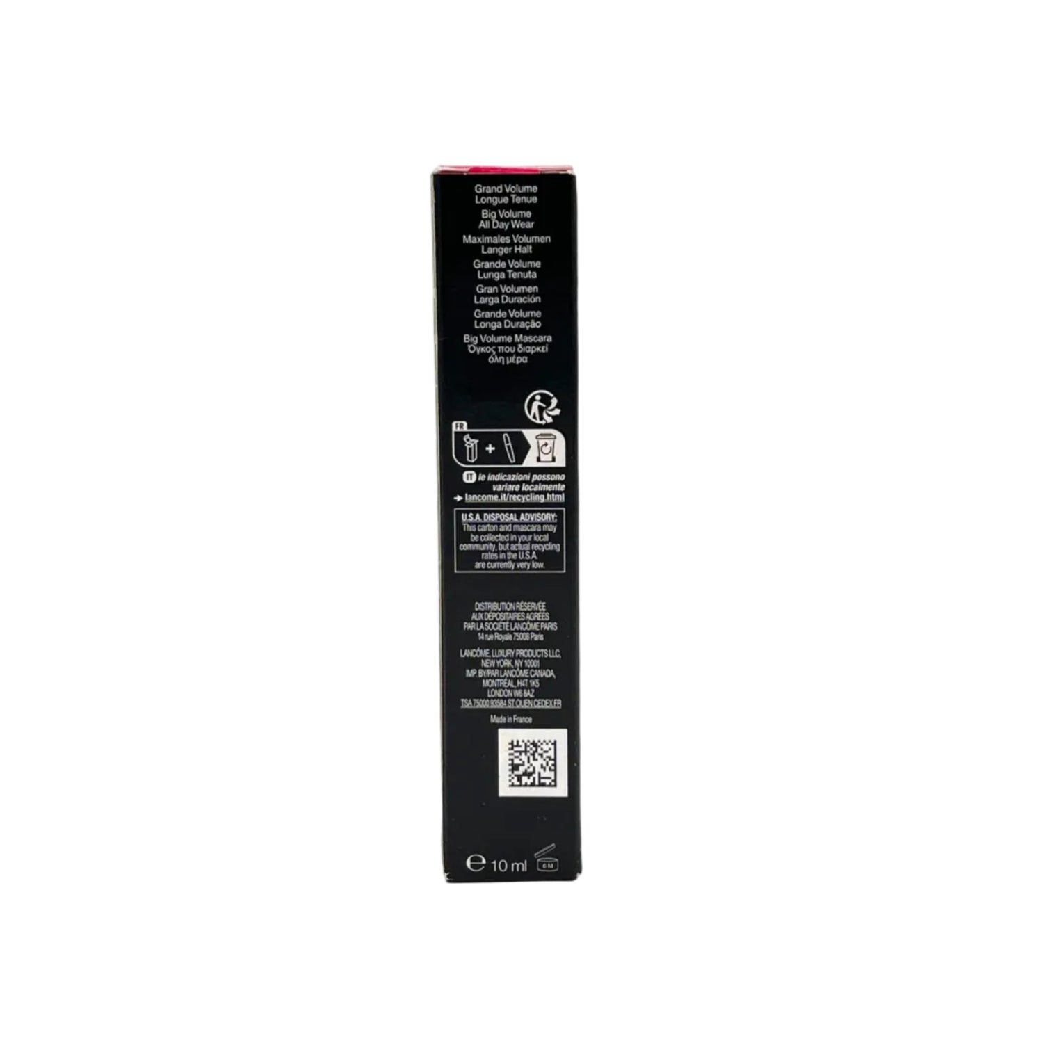 Lancome Monsieur Big Mascara ~ 01 Big is the New Black