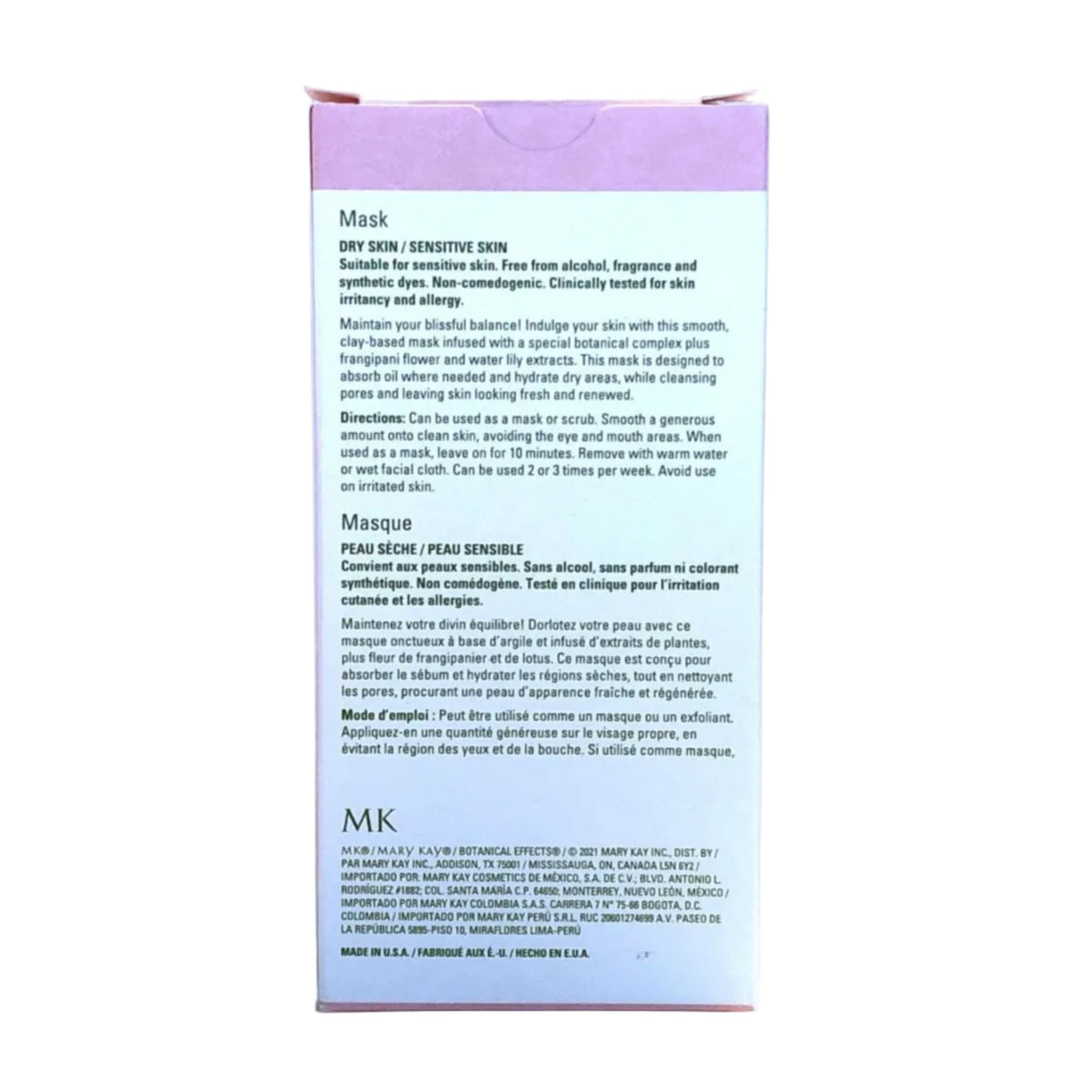 Mary Kay Botanical Effects Mask Formula 1 (Discontinued)