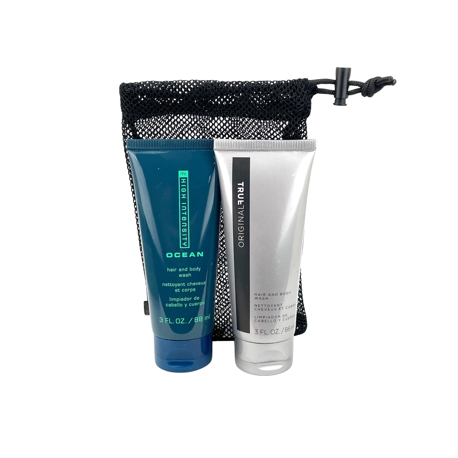 Mary Kay MK High Intensity Ocean &amp; True Original ~ Hair &amp; Body Wash Gift Set