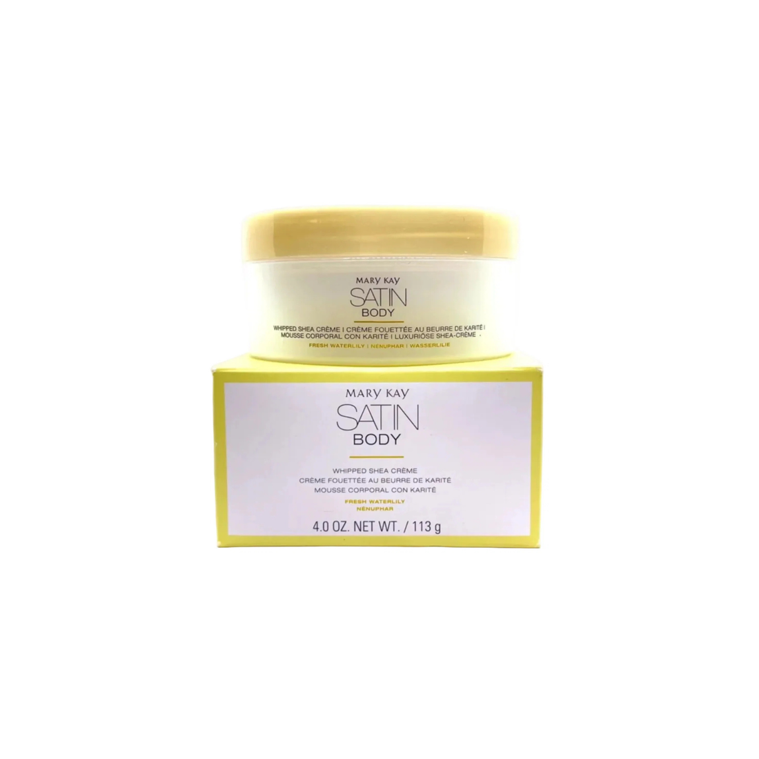 Mary Kay Satin Body Whipped Shea Creme ~ Fresh Waterlily (Discontinued)