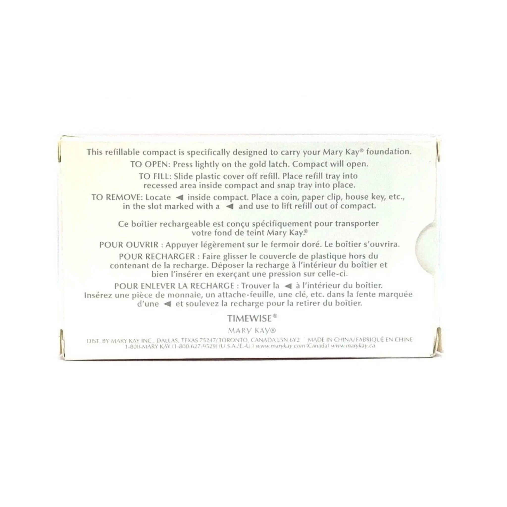 Mary Kay Timewise Foundation Compact with Mirror (Discontinued)