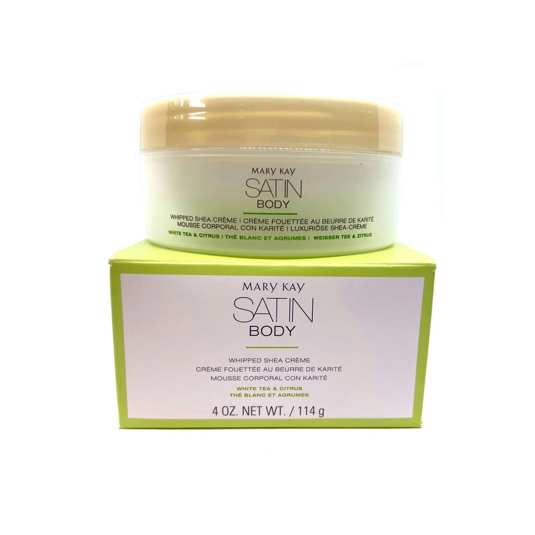 Mary Kay White Tea &amp; Citrus ~ Satin Body Whipped Shea Creme (Discontinued)