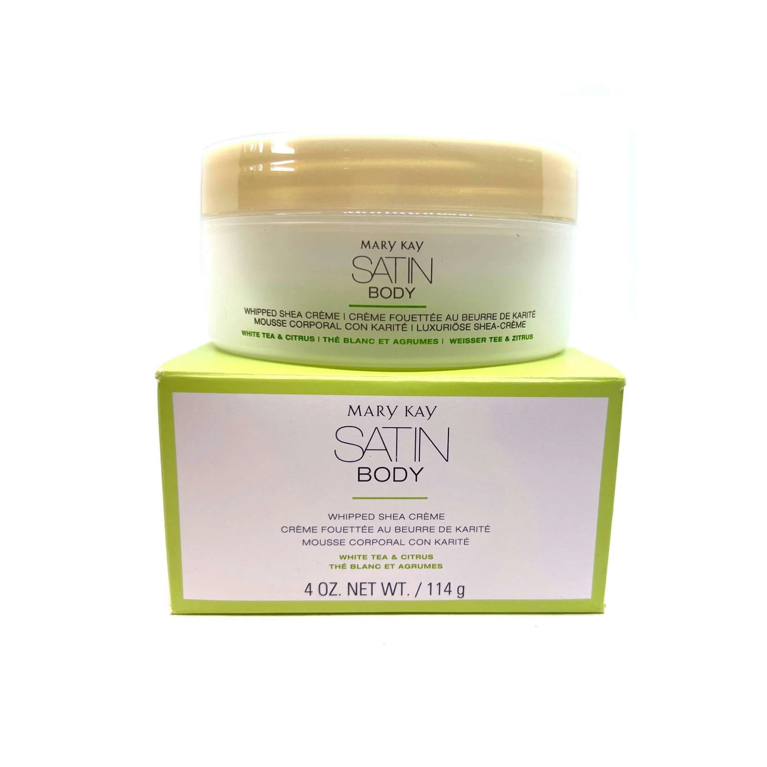 Mary Kay White Tea &amp; Citrus ~ Satin Body Whipped Shea Creme (Discontinued)