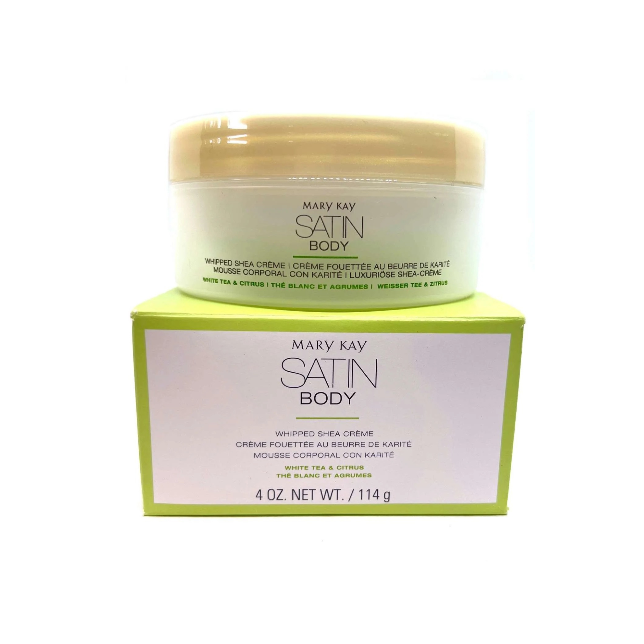 Mary Kay White Tea &amp; Citrus ~ Satin Body Whipped Shea Creme (Discontinued)