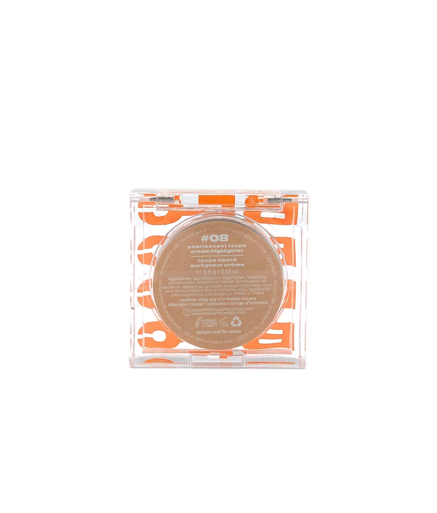 Beauty For Certain Pearlescent Taupe Cream Highlighter