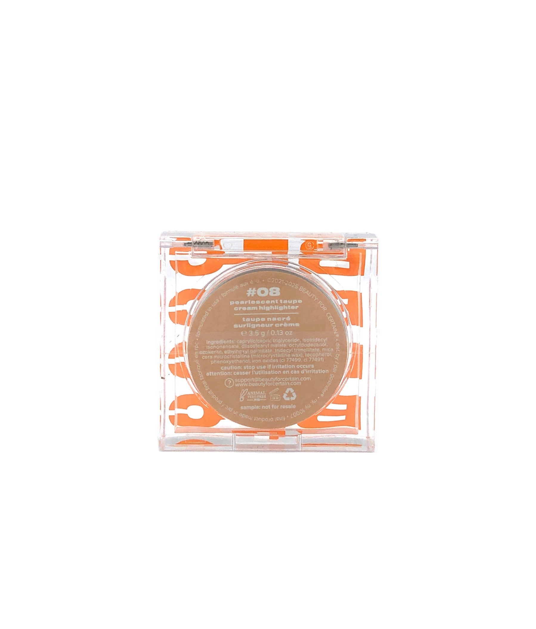 Beauty For Certain Pearlescent Taupe Cream Highlighter