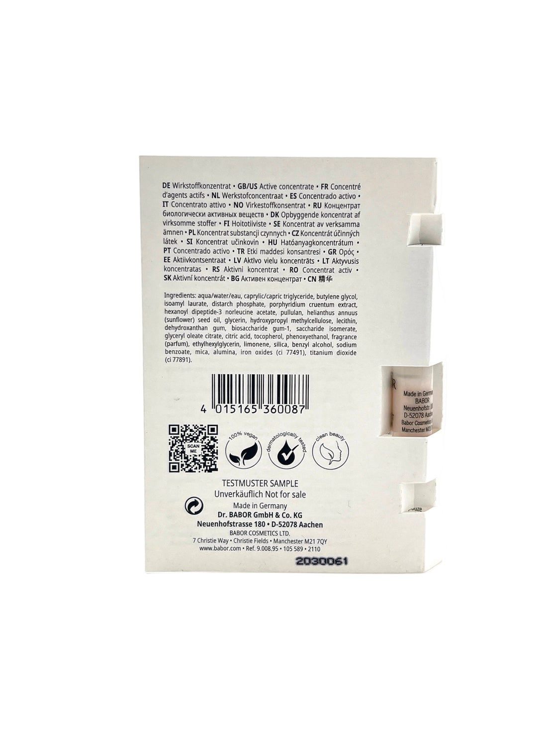 Babor Ampoule Concentrates~Perfect Glow