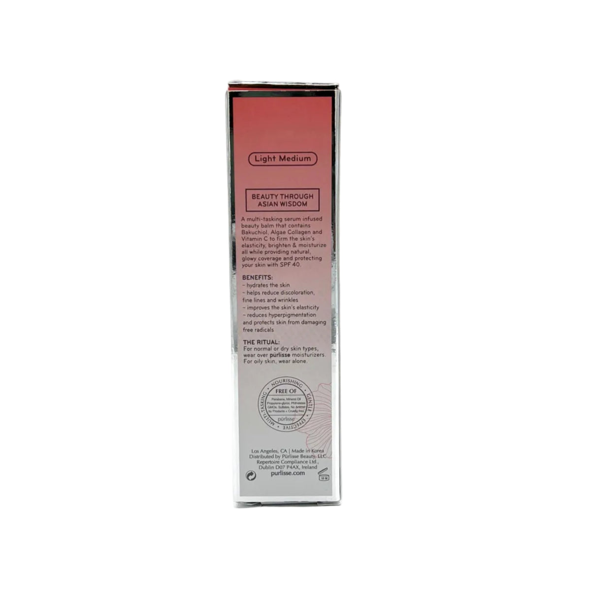 Pūrlisse Ageless Glow Serum BB Cream SPF 40 Light Medium (Beauty Buy Archive)