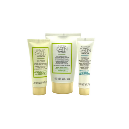 Mary Kay Satin Hands Pampering Set ~ White Tea &amp; Citrus ~ Deluxe Size