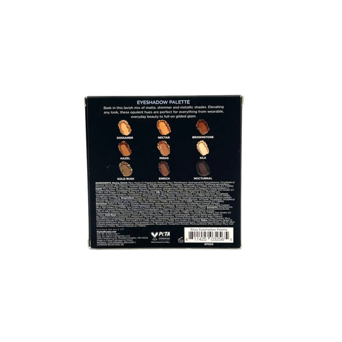Sigma Ritzy Eyeshadow Palette