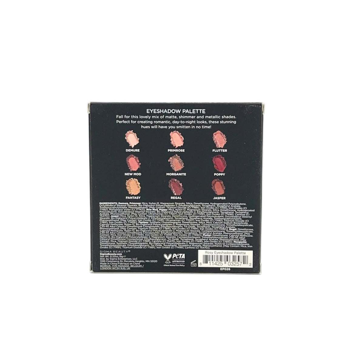 Sigma Rosy Eyeshadow Palette