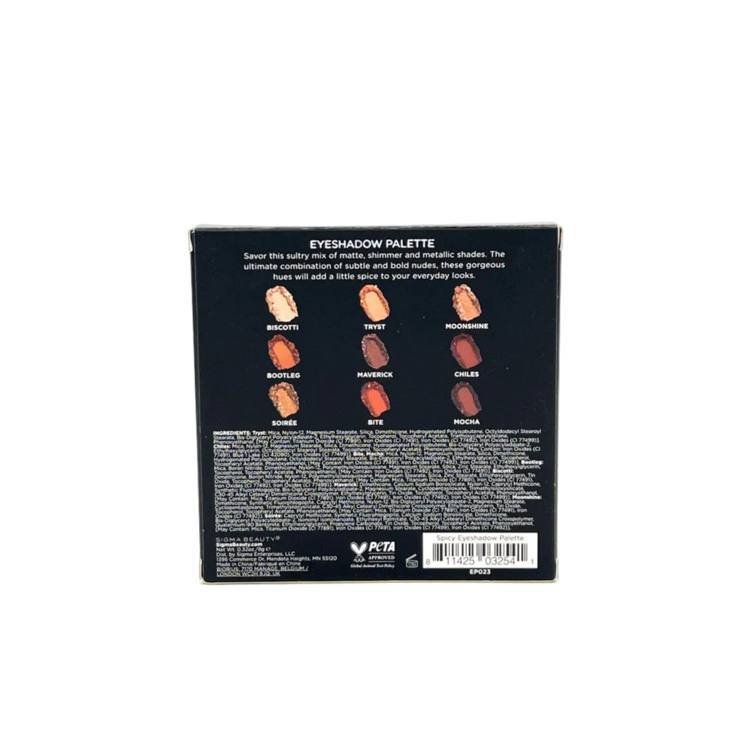 Sigma Spicy Eyeshadow Palette