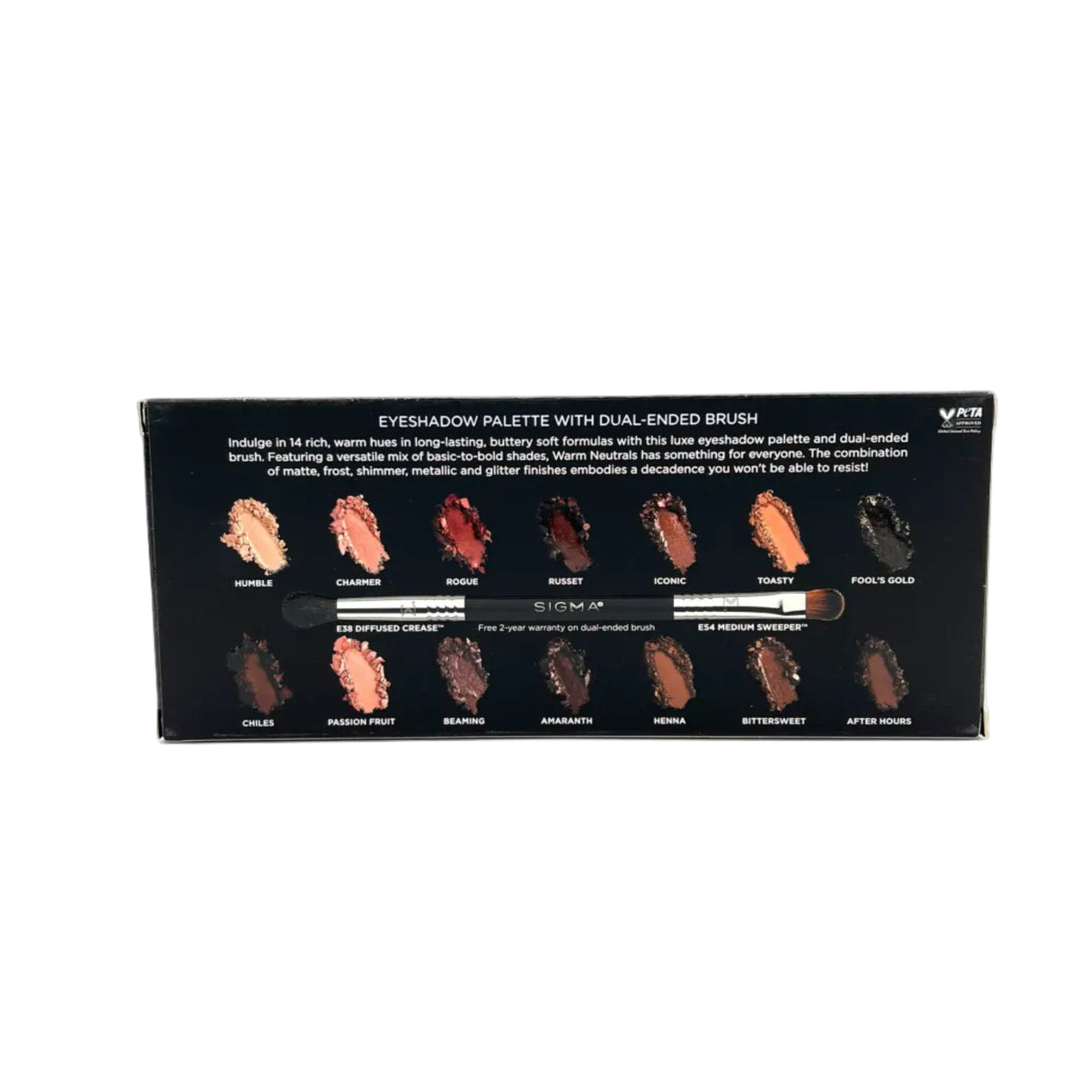 Sigma Warm Neutrals Eyeshadow Palette